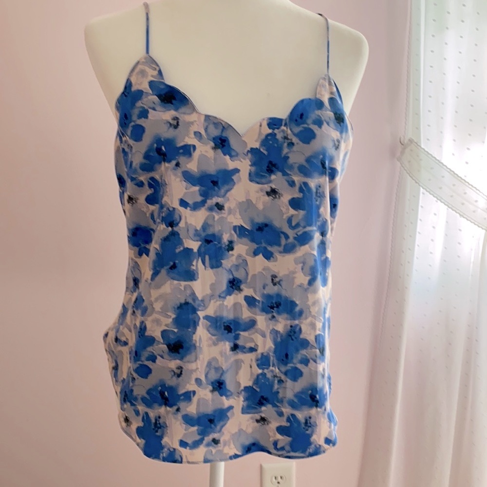 Jcrew floral racer back cami